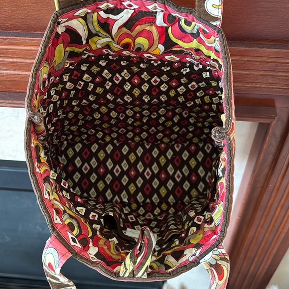 Vera Bradley Puccini Floral Toggle Tote Shoulder Bag & Matching Wallet Quilted - Picture 6 of 16